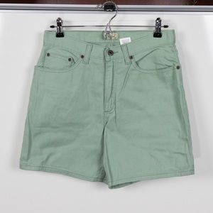 LL Bean High Rise Vintage Denim Shorts